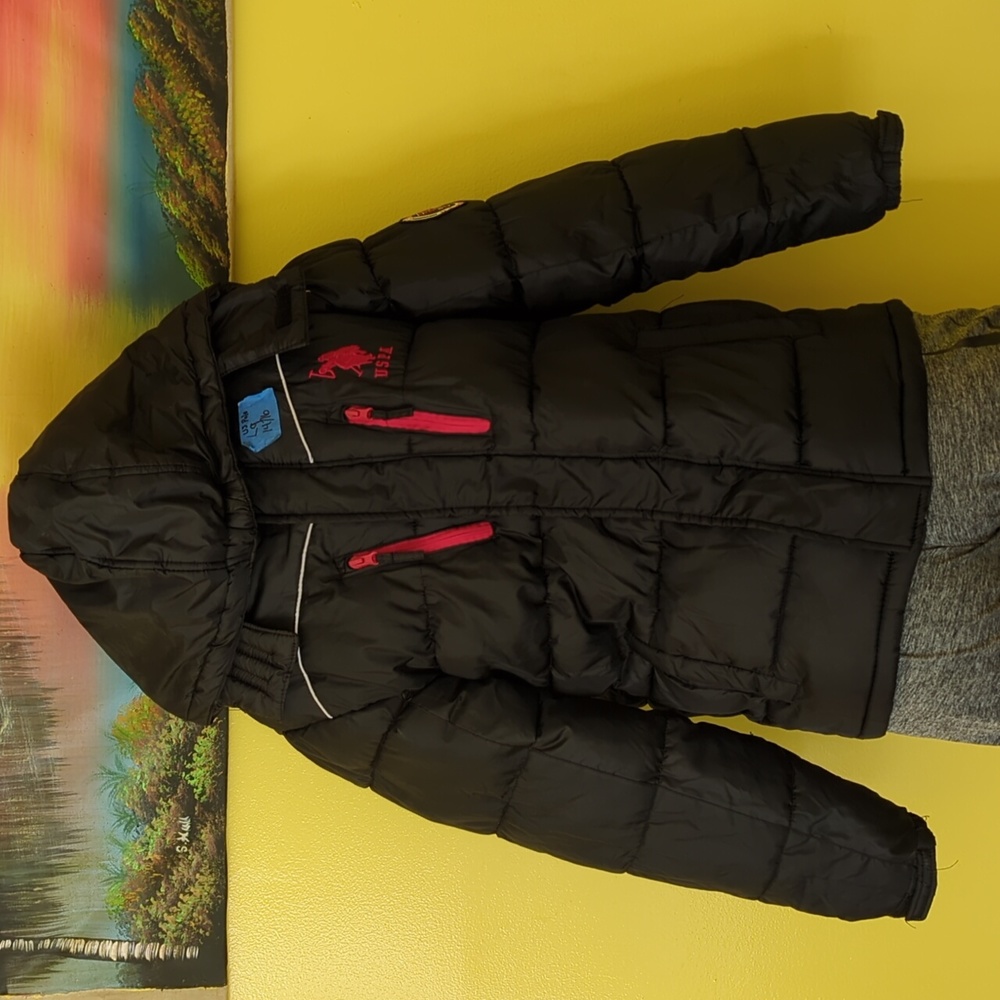 Boys  lg sz 14/16 us polo coat